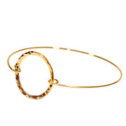 Handcrafted Brass Circle Bracelet